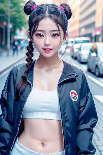 11629-27506016-best quality, ultra high res, (photorealistic_1.4), 1girl, loose and oversized jacket, topless, (blue yoga pants_1), (Kpop idol).png